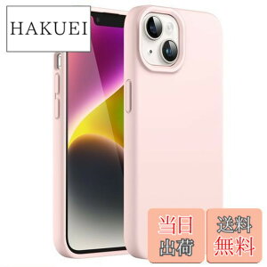 �y���������zJEDirect iPhone 14 6.1�C���`�p �V���R���P�[�X �V���L�[�\�t�g�^�b�`�t���{�f�B�ی�P�[�X �}�C�N���t�@�C�o�[���C�j���O�t���ϏՌ��J�o�[ (�s���N)