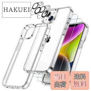 yzJEDirect 5 in 1 iPhone 14 6.1C`p P[Xtی 2tB+2JYtBt ΂݂Ȃ Sʕی KXtB ϏՌJo[(NA)