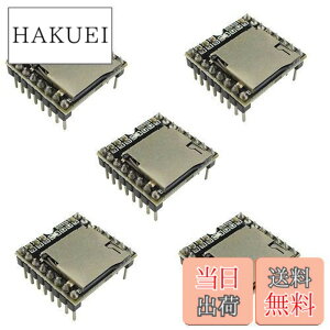 �y���������zKKHMF 5 �� TF�J�[�h U�f�B�X�N�~�j MP3�v���[���[ �I�[�f�B�I ���� ���W���[���{�[�h Arduino DFPlay�ɑΉ�
