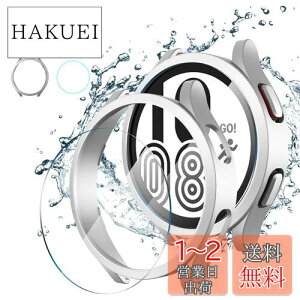 yzSuoman [2 + 2 Pack] for Samsung Galaxy Watch 4 40mmop[ƌ݊̂یP[XKXXN[veN^[tBtJobW\tgPCP[X (40mm, Vo[)