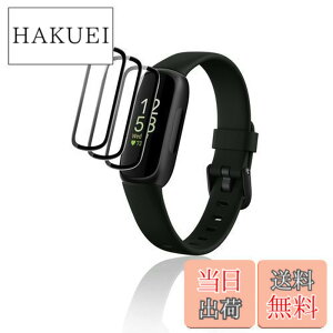 �y���������zMaxku Fitbit inspire3�ی�t�B���� Fitbit inspire 3�t���ی�t�B���� �_�PET �_�炩�� �d�x4H �C�A�[�� �w��h�~ ��U�h�~ �����x �����ߗ��y�t�B����*3�z