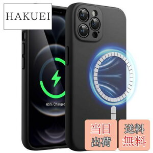yzJEDirect iPhone12ProMax (12 Pro Max 6.7C`p) }Olbg VRP[X MagSafeΉ VL[\tg^b`̓dbJo[ JYی (ubN)