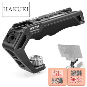 �y���������zNEEWER �J�����g�b�v�n���h�� 3/8ARRI �ʒu���߃s���t�� 1/4 3/8�X���b�h��3�̃R�[���h�V���[ ���K�ȃV���R���O���b�v �n���h���J�����P�[�W �r�f�I���O SmallRig�ɑΉ� CA007