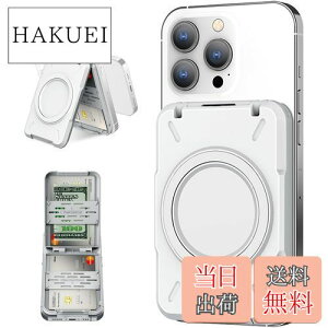 【送料無料】【スキミング防止】PROfezzion MagSafe カードケース スマホスタンド 【カード4枚 カード入れ】 MagSafe対応 ウォレット マグセーフ スマホ カードケース MagSafeケース& iPhone 15 Plus/iPhon