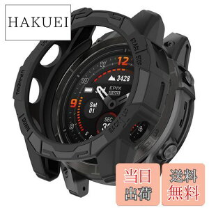 yzSHEAWA GarminK[~ Fenix 7X PropP[X Jo[ یP[X Epix Pro 51mm TPUS یJo[ ϏՌ ANZT[ (ubN)