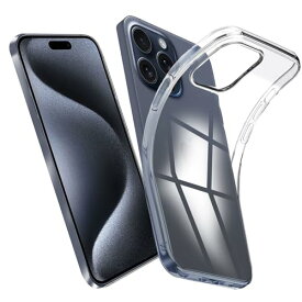 対応 IPhone 15 Pro ケース IPhone 15 Pro カバー クリア TPU 透明保護 ソフト シリコンケース 薄型 落下防止 衝撃吸収 耐衝撃 柔らかい手触り クリア IPhone 15 Pro 全面保護カバー PCduoduo