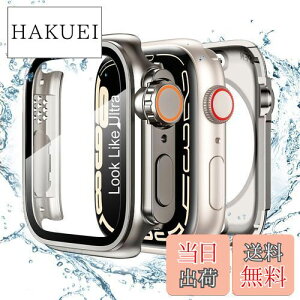 yzTALENANA for Apple WatchP[X 45mm/44mm/41mm/40mm uApple Watch Ultraɕϐg h series 8/7/SE/6/5/4 tیtB+یP[X+wʃP[X3 in 1fUC ̌^ Sʕی tی 