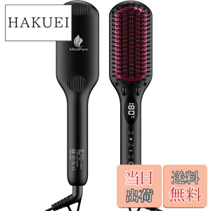 �y���������zMiroPure �X�g���[�g�u���V �w�A�A�C���� �q�[�g�u���V �}�C�i�X�C�I�� 16�i�K���x���� MAX230�x �c����UP ���x�L�� �}�����M 1���Ԏ����d���I�t �Ώ��h�~ LED�f�C�X�v���[ �Ód�C�h