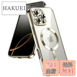 �y���������zJETech iPhone 16 Pro Max 6.9�C���`�p �\�t�g�N���A�P�[�X �J���������Y�S�ʕی� MagSafe���C�����X�[�d�Ή� �ϏՌ� �d�C���b�LTPU�J�o�[ (�i�`�������`�^�j�E��)