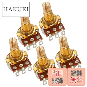 �y���������zYibuy 5PCS A500k Ohm Audio Mini Pots �M�^�[�|�e���V�����[�^ �G���L�M�^�[�p