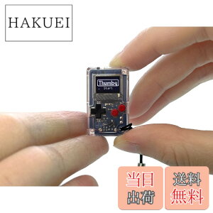 �y���������zTinyCircuits Thumby (�N���A) �����ȃQ�[���@ �v���C�\�ȃv���O�����\�ȃL�[�`�F�[���F �d�q�~�j�`���A STEM�w�K�c�[��