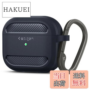 �y���������zSpigen Airpods ��3���� �P�[�X AirPods 3 �P�[�X �ϏՌ� PC TPU ��d�\�� ���C�����X�[�d �Ή� �J���r�i �����O�t�� �y�� �L�Y�h�~ �Ռ� �z�� �V���v�� ���M�b�h�E�A�[�}�[ ASD01980 (�`���R