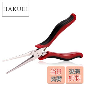 【送料無料】SPEEDWOX ミニ先細ラジオペンチ 145mm 成形グリップ マイクロ先細ペンチ リードペンチ 溝なし プロホビー 小型 軽量 精密作業 アクセサリー用 ジュエリー製作 手作り 手芸用品 DIY プロ ホビー 工具 掴む 曲げる 挟む ねじる 家庭 細かい作業