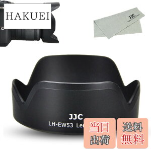 �y���������zJJC EW-53 �t�� �����Y�t�[�h �Ԍ` Canon RF-S 18-45mm F4.5-6.3 IS STM & Canon EF-M 15-45mm F3.5-6.3 IS STM �����Y �ɑΉ� Canon EW-53�����Y�t�[�h �݊�