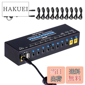 �y���������zGOKKO AUDIO �p���[�T�v���C �G�t�F�N�^�[�y�_���p �G���L�M�^�[�p �d�� 10�Ɨ�9V/12V/18V DC�o�� �d������ PSE�F��(�v���X)