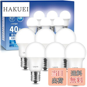 �y���������z�yE17�zLepro LED�d�� E17 �~�j�N���v�g���d�� 40W�` 440lm �����F 5000K �񒲌��^ �~�j�N���v�g�� LED���`�d�� �L�z���^�C�v �����F�� PSE�F�؍ς� �����Ή� �ȃG�l �L�b�`�� �䏊 �g