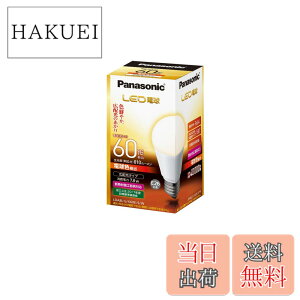 �y���������z�p�i�\�j�b�N LED�d�� �������a26mm �d��60W�`���� �d���F����(7.8W) ��ʓd���E�L�z���^�C�v ���`���Ή� LDA8LGK60ESW