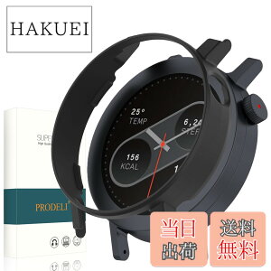 �y���������zPRODELI For CMF By Nothing Watch Pro 2 ��p �P�[�X ���t���ȒP PC�f�� �y�� �L�Y�h�~ �ϏՌ� �h�o cmf by nothing watch pro 2 �p �ی�J�o�[ �i�u���b�N�j