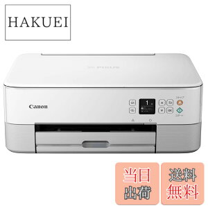 �y���������z�L���m�� Canon �v�����^�[ A4�C���N�W�F�b�g�����@ PIXUS TS5430 �z���C�g 2021�N���f�� �e�����[�N���� 4�F�E��̌^�E�Ή��C���NBC-360/361�V���[�Y