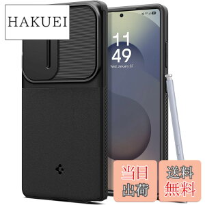 �y���������zSpigen Galaxy S25 Ultra �P�[�X �J�����J�o�[ �����Y�ی� �}�b�g �ϏՌ� �ČRMIL�K�i �I�v�e�B�b�N�E�A�[�}�[ ACS08969 (�u���b�N)