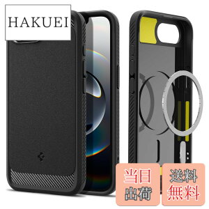 �y���������zSpigen �y�n��18�N�̋Z�p�́z iPhone 16e �P�[�X MagSafe�A�N�Z�T���[�Ή� �}�O�l�b�g���� �X�g���b�v�z�[�� �}�b�g �ϏՌ� �ČRMIL�K�i ���M�b�h�E�A�[�}�[�E�}�O�t�B�b�g ACS09152 (�}�b
