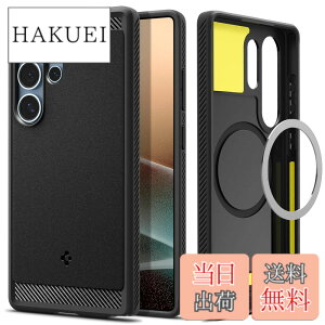 �y���������zSpigen Galaxy S25 Ultra �P�[�X Magfit�Ή� �ϏՌ� TPU �\�t�g �}�b�g �ČRMIL�K�i ���M�b�h�E�A�[�}�[�E�}�O�t�B�b�g ACS08951 (�}�b�g�E�u���b�N)