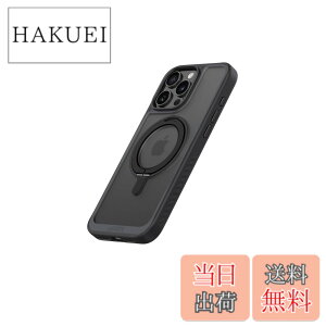 �y���������zAnker MagGo Magnetic Case (360°�����O�X�^���h, iPhone 16 Pro�p) �u���b�N MagSafe�Ή� �����O�X�^���h�t�� �X�}�z�P�[�X �}�O�l�b�g����/����~�� / 360°�����ی�/�ϏՌ�/���ϋv��/���΂݂�