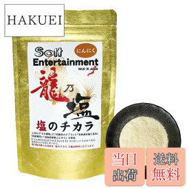 【送料無料】龍乃塩 厳選こだわり〈旨味10倍〉究極の塩【龍乃塩】 (通常サイズ, にんにく味)