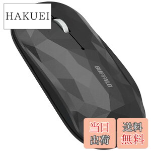 �y���������z�o�b�t�@���[ �}�E�X Bluetooth ���C�����X FLEXUS ���^ 3�{�^�� �É� BlueLED MIL�K�i���� BSMBB335GBK