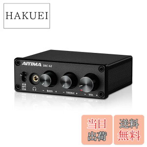 �y���������zAIYIMA DAC-A2 �w�b�h�z���A���v RCA/3.5mm�w�b�h�z���o�́APC-USB/��/�������͑Ή��i24�r�b�g 192kHz�j