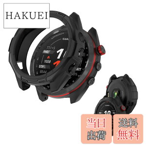 �y���������z(GARMIN) Approach S70 47mm �p �P�[�X �ی�P�[�X �yNOUKAJU�z ��̌^ TPU�f�� �S�ʕی� �����ȒP �ϏՌ� �Ռ��z�� �A�N�Z�T���[ (�u���b�N)