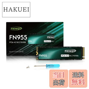�y���������zFN955 M.2 SSD 1TB 2280 PCIe Gen4.0x4 (�ő�Ǎ�:7350MB/s) ���ϋv3D NAND TLC�t���b�V�� NVME SSD SLC�L���b�V������ �Y�Ɨp����SSD PS5/�m�[�gPC/�f�X�N�g�b�v�p�X�g���[�W�g�� 5�N���[�J�[