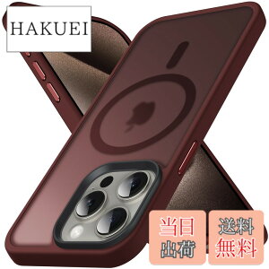 �y���������zAnqrp iPhone 15 Pro Max �P�[�X [Magsafe�Ή�] �}�O�l�b�g���� �}�O�Z�[�t �[�d�Ή� ������ �}�b�g�� �ϏՌ� �ČRMIL�K�i �w��h�~ �X�g���b�v�z�[���t�� �X�}�z�P�[�X �A�C�t�H��15 Pro Max
