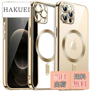 �y���������zJETech iPhone12ProMax (12 Pro Max 6.7�C���`��p) �\�t�g�N���A�P�[�X �J���������Y���S�ی� MagSafe���C�����X�[�d�Ή� �ϏՌ� �d�C���b�LTPU�J�o�[ (�S�[���h)