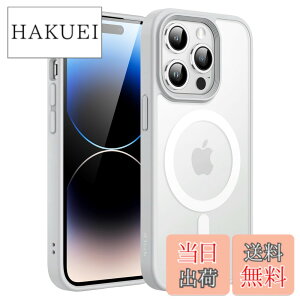 �y���������zJETech iPhone 14 Pro 6.1�C���`�p �}�O�l�b�g �P�[�X MagSafe�ɑΉ� �������̃}�b�g�w�� ���^ �ϏՌ� �J�o�[ (�O���[)