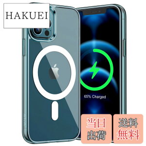 �y���������zJETech iPhone12ProMax (12 Pro Max) �}�O�l�b�g�P�[�X (6.7�C���`�p) MagSafe ���C�����X�[�d�Ή��Ռ��z���o���p�[�J�o�[ �����h�~�����o�b�N (�p�V�t�B�R�u���[)