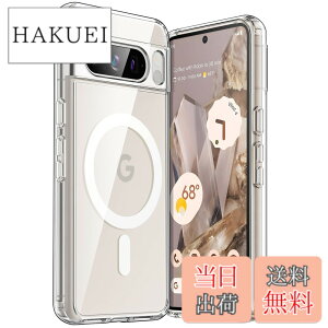 �y���������zJETech Google Pixel 8 Pro 6.7 �C���` 2023�p �}�O�l�b�g�P�[�X MagSafe�A�N�Z�T���Ή� �ϏՌ��X�}�z�ی�J�o�[ ���΂܂Ȃ� �n�[�h�N���APC�o�b�N (�N���A)