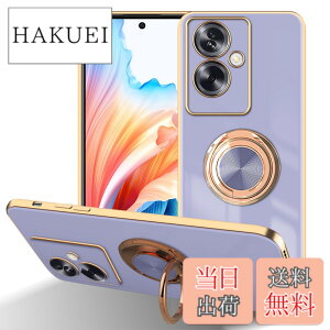 �y���������zLuFiYa Oppo A79 5G �p �P�[�X �����O�t�� �J�o�[ TPU�f�� �X�^���h�@ Oppo A79 5G �X�}�z�P�[�X �y�� �ϏՌ� ���� �C�菝�h�~ �����h�~ �ԍڃz���_�[ 360°��] �P�[�X Oppo A79 5G �Ή� (��)
