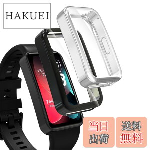 �y���������zHianjoo 2���� Huawei Band 10/9/8 �Ή� �P�[�X [�ی�J�o�[ + �t�B���� ��̌^] Huawei Band 10/9/8 �Ή� �J�o�[ TPU�f�� �S�ʕی� �Ռ��z�� �����x�^�b�` �\�t�g�P�[�X [��+��]