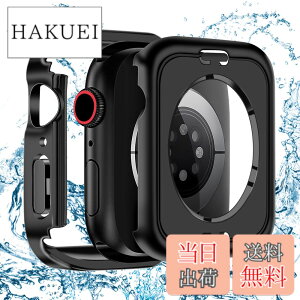 �y���������zYUGYUG �Ή� Apple Watch �P�[�X 40mm 41mm 42mm 44mm 45mm 46mm 49mm Apple Watch �J�o�[ PC�f�� �h�� IP68 360�Ǔx 3D���p�G�b�W�f�U�C�� 2 in 1 �O��̕ی� ���{���Ɏq�� ��d�\�� �A�b�v���E�H�b�` �J
