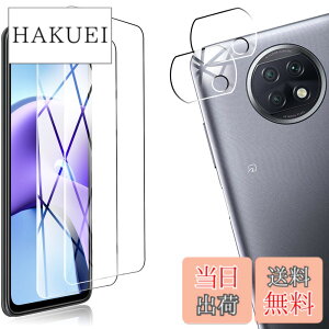 �y���������z�y4���Z�b�g�zFOR Xiaomi Redmi Note 9T 5G 2*�����K���X 2*�J�����t�B���� �t�� �����^ �ی�t�B���� FOR Redmi Note 9T 5G ���{���Ɏq�f��AGC �����ߗ� �d�x9H ��U�h�~ PCduoduo