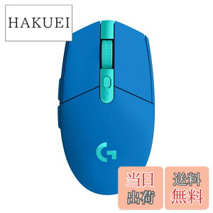 �y���������zLogicool G �Q�[�~���O�}�E�X G304 LIGHTSPEED ���C�����X �}�E�X G304-BL �y�� 99g HERO 12K�Z���T�[ 6�v���O�����{�^�� 250���ԘA���g�p�\ �u���[ PC windows mac �������K�i �y �t�@�C�i���t