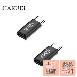 �y���������zUSB �A�_�v�^�[ �^�C�vc �ϊ��A�_�v�^ 10Gbps�f�[�^�]��/65W/5A�}���[�d usb-c ���p�A�_�v�^ Mac Book Pro�ANintendo Switch�ANexus 6P 5X�Ȃǂ�Type-C�f�o�C�X�ɑΉ� 2�Z�b�g (type-c �I�X-���X)