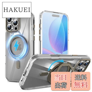 �y���������zQUEASON�yiPhone 16ProMax �p MagSafe�Ή� �P�[�X�z360°��]�X�^���h ���C�����X�[�d�Ή� ��phone16promax �p �P�[�X �����O�t�� �ČRMIL�K�i iphone16�v���}�b�N�X �p �X�}�z�P�[�X �������� ��