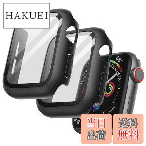 �y���������zJETech Apple Watch SE 3/2/1 / Series 6/5/4 40mm�p �P�[�X �t���ی�t�B�����t�� (�u���b�N)