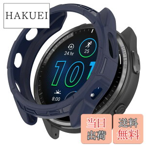 �y���������z�mRuenTech�n�Ή�GARMIN Forerunner 965�P�[�X �ی�P�[�X Garmin Forerunner 965�p�J�o�[ 6�F�I �\�t�g�V���R���� �v���e�N�^�[�J�o�[ �ϏՌ� �y�� ���t���ȒP