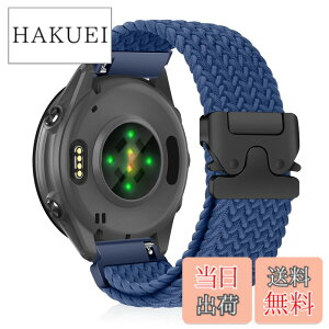 �y���������z[CiimWaa] 20mm �o���h for Garmin Forerunner 570 42mm/Garmin Vivoactive 6/5/Approach S50/S44 �p �����o���h �҂ݍ��� ���v�x���g �N�C�b�N�����[�X ���v�o���h �_�炩�� �ʋC�� �����p�x���g �K�[�~