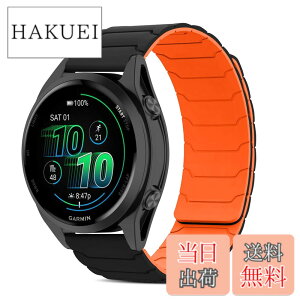 �y���������z[CiimWaa] 20mm �o���h for �K�[�~�� Garmin Forerunner 70/ 170/170 Music/Approach J1/S50/Garmin Vivoactive 6/5 �p �V���R�� ���v�o���h ���͂Ȏ��C �X�}�[�g�E�H�b�`���� �}�O�l�b�g ���v�x���g �����^ 