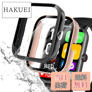 �y���������zredmi watch6 �P�[�X �F�F�u���b�N+�s���N�A�T�C�Y�FVialove KW105-G01(�u���b�N+�s���N)