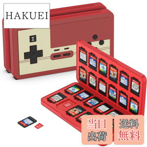 �y���������zGeeRic 24�� �Q�[���J�[�h ���[�{�b�N�X �X�C�b�` �Ή� �\�t�g�P�[�X 24��Micro SD �������[�J�[�h ���[�� Switch/Switch Lite/Switch OLED ���f���Ή� �R���p�N�g ���^ �y�� �h�o �����^ ����